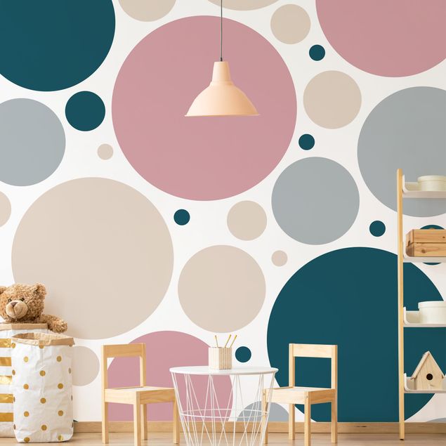 Wallpapers dots Composition Of Small And Big Circles