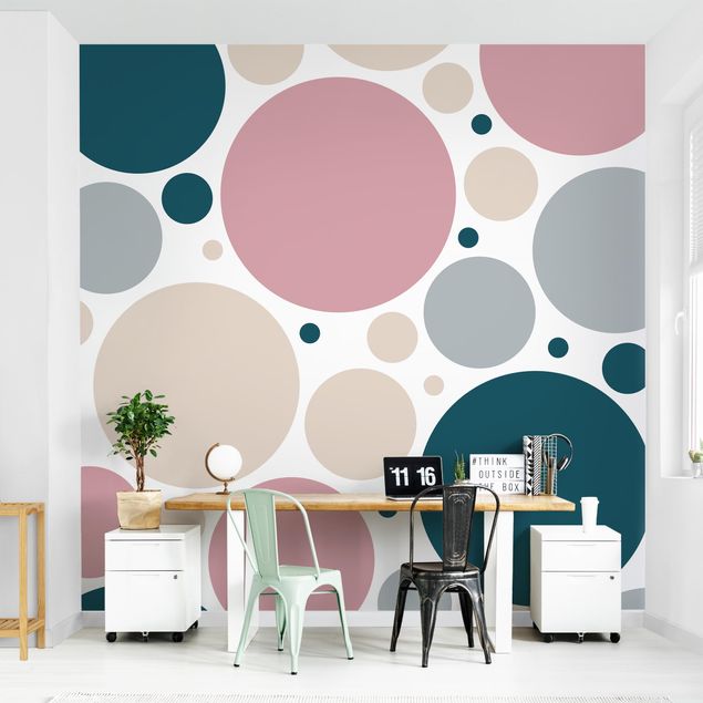 Wallpapers patterns Composition Of Small And Big Circles