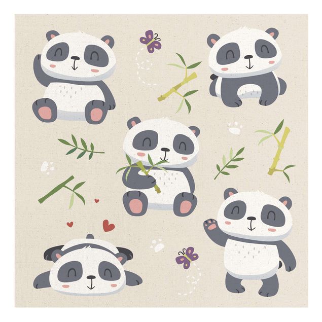 Prints Cuddly Pandas