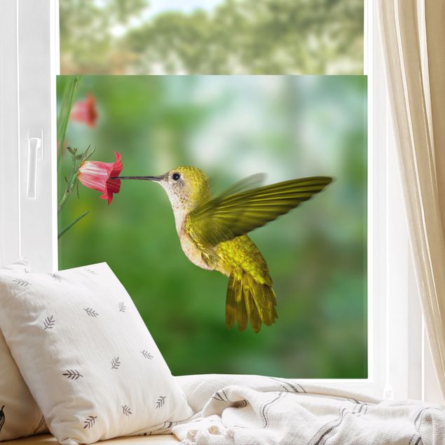 Kitchen Hummingbird And Flower