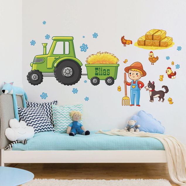 Custom text wall decals Landjunge with desired name