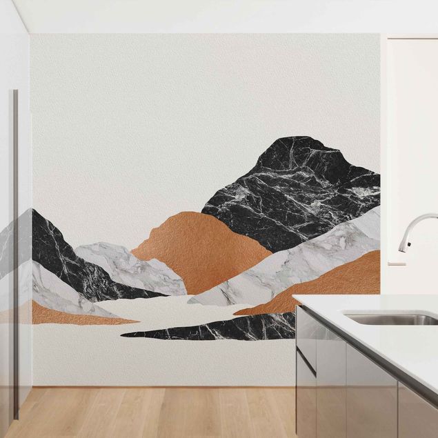 Wallpapers marble Landscape In Marble And Copper II