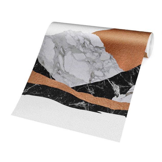 Wallpapers landscape Landscape In Marble And Copper