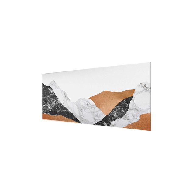 Canvas art Landscape In Marble And Copper