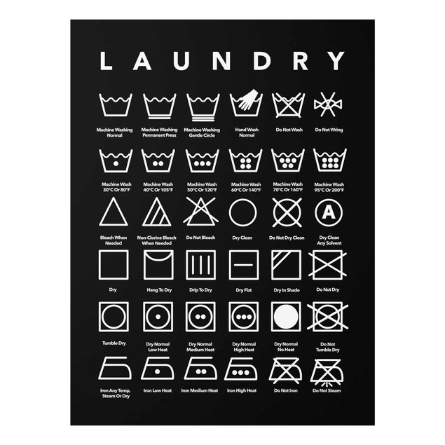 Black and white art Laundry Symbols Black And White