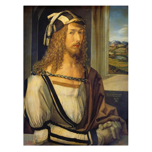 Modern art prints Albrecht Dürer - Self-portrait at 26
