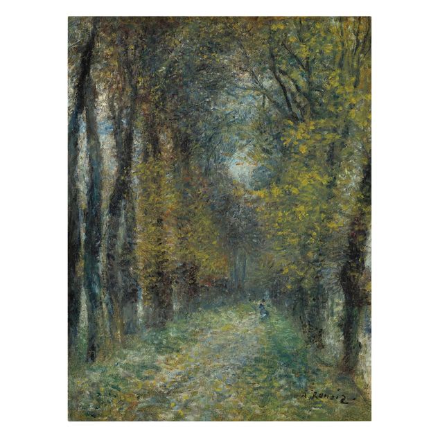 Tree print Auguste Renoir - The Allée