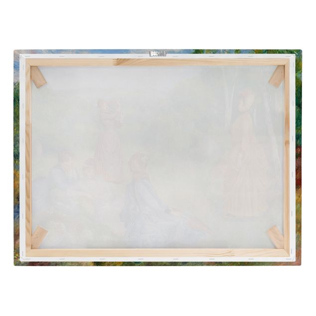 Canvas art prints Auguste Renoir - Young Ladies Playing Badminton