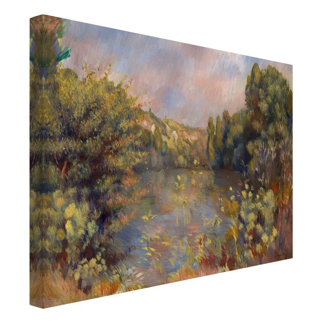 Prints landscape Auguste Renoir - Lakeside Landscape