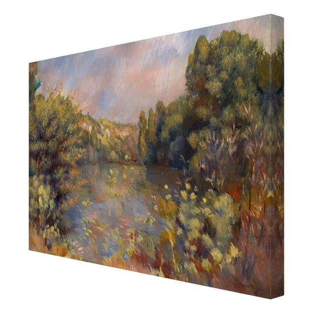 Art prints Auguste Renoir - Lakeside Landscape