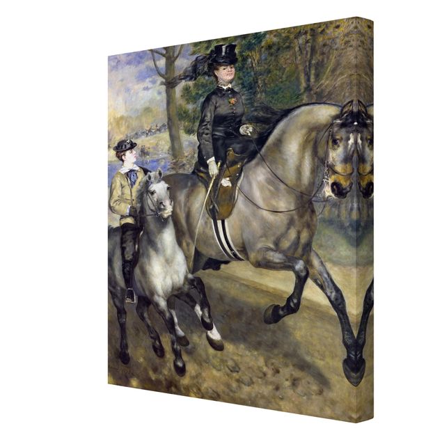 Art prints Auguste Renoir - Riding in the Bois de Boulogne