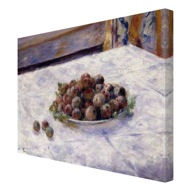 Modern art prints Auguste Renoir - Still Life, A Plate Of Plums