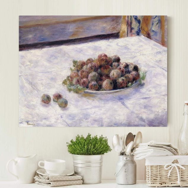 Kitchen Auguste Renoir - Still Life, A Plate Of Plums