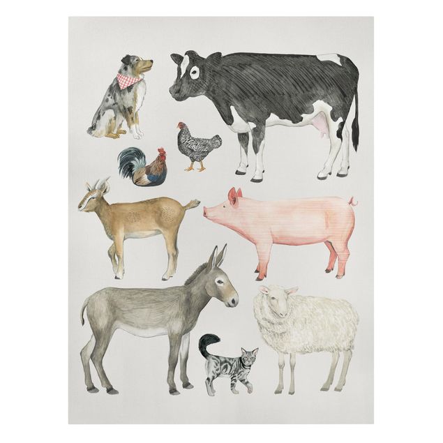 Family print Farm Animal Family I