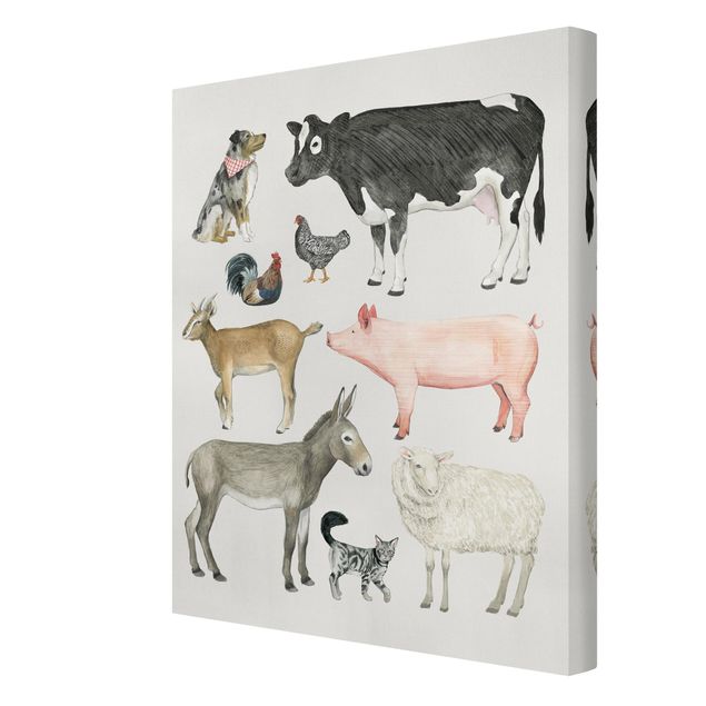 Prints Farm Animal Family I