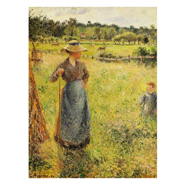 Art styles Camille Pissarro - The Haymaker