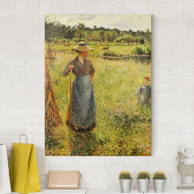 Kitchen Camille Pissarro - The Haymaker