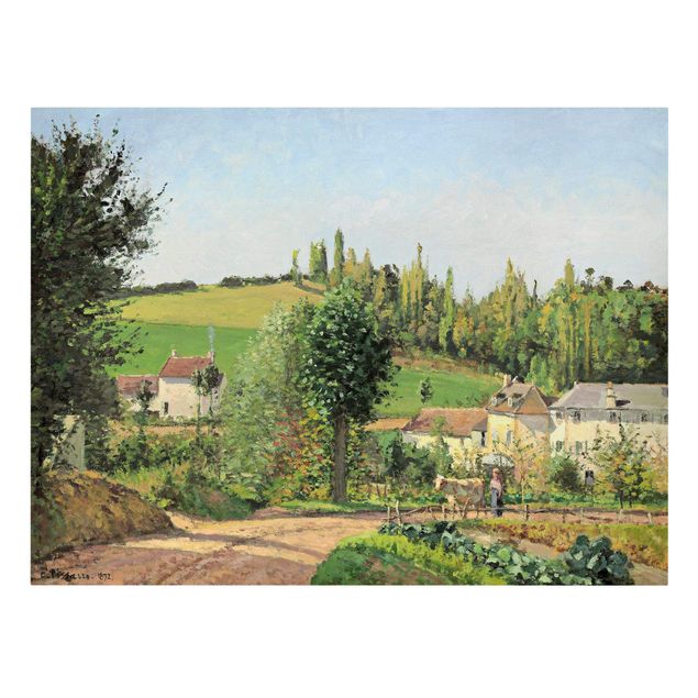 Art styles Camille Pissarro - Hamlet In The SurRolling Hillss Of Pontoise