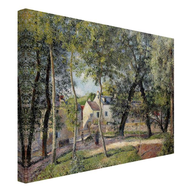 Art style post impressionism Camille Pissarro - Landscape At Osny Near Watering
