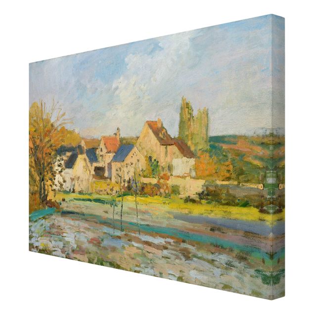Romanticism style Camille Pissarro - Landscape Near Pontoise