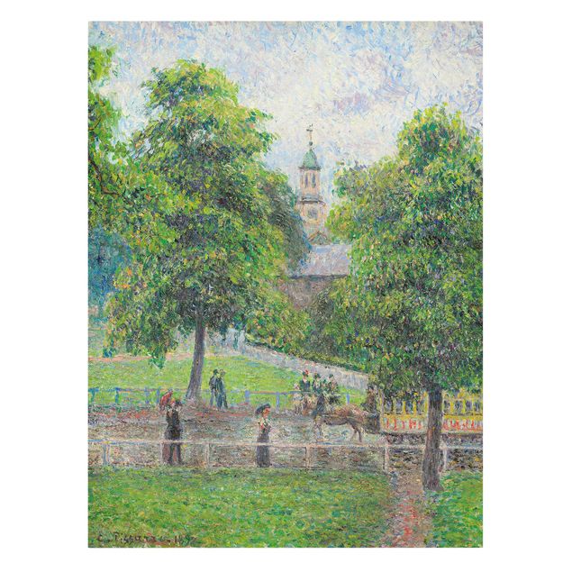 Post impressionism Camille Pissarro - Saint Anne's Church, Kew, London