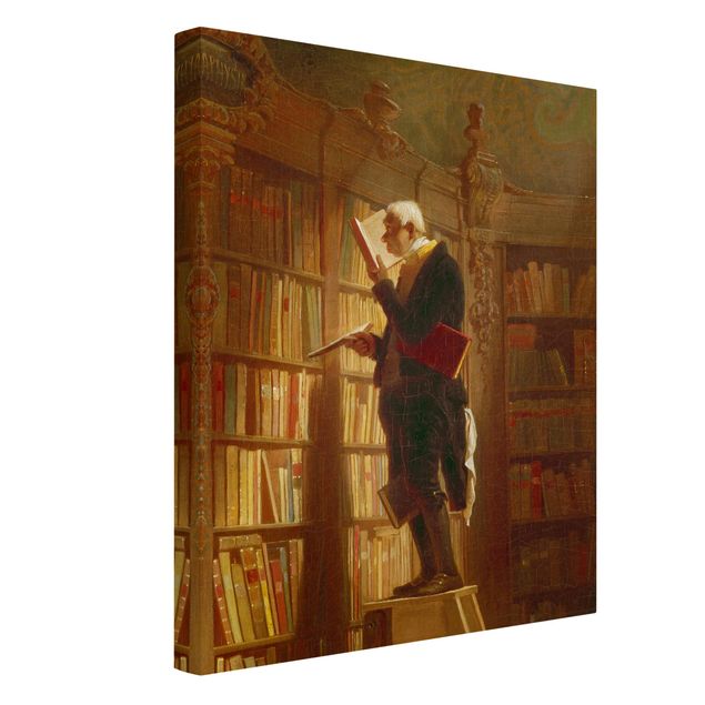 Canvas art Carl Spitzweg - The Bookworm (Detail)