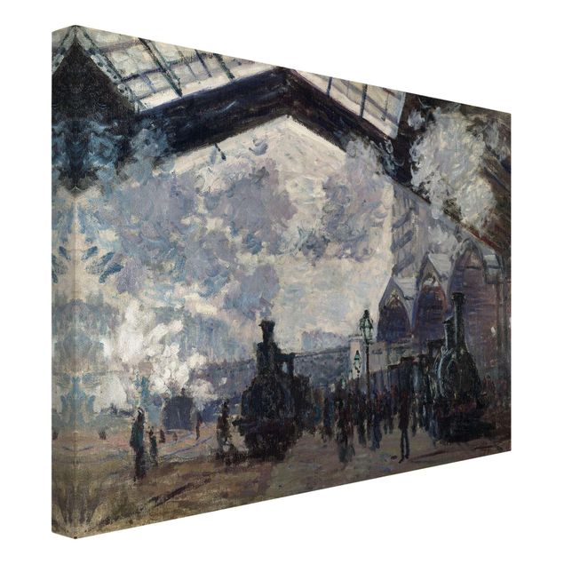 Paris canvas Claude Monet - Gare Saint Lazare