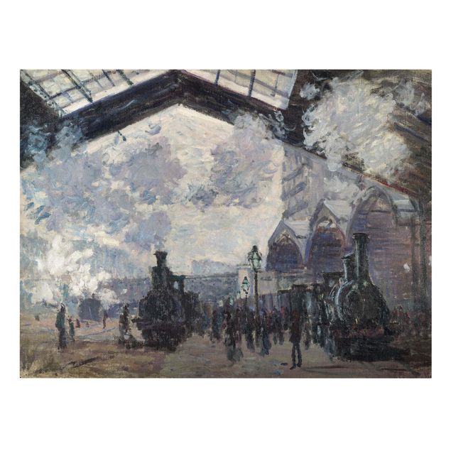 Art prints Claude Monet - Gare Saint Lazare