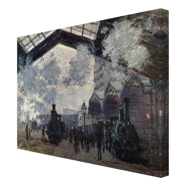 Canvas art Claude Monet - Gare Saint Lazare