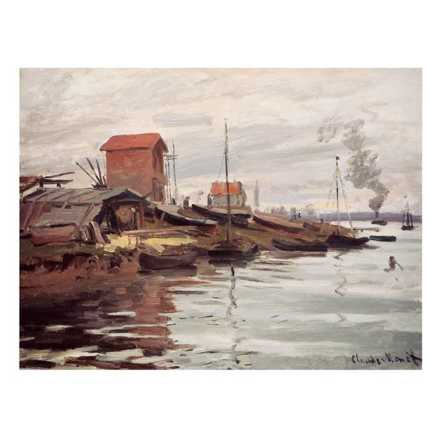 Beach prints Claude Monet - The Seine At Petit-Gennevilliers