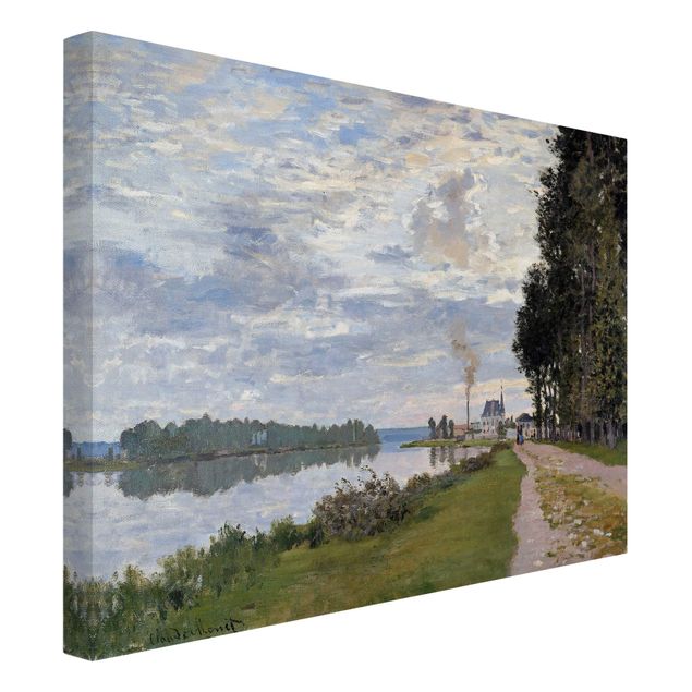 Landscape wall art Claude Monet - The Waterfront At Argenteuil