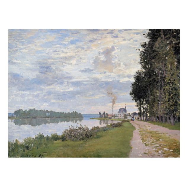 Canvas art Claude Monet - The Waterfront At Argenteuil