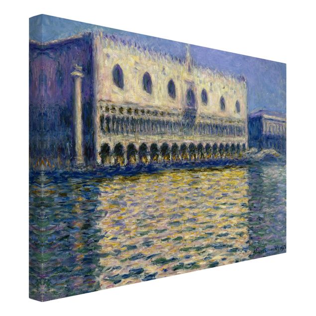 Canvas prints Italy Claude Monet - The Palazzo Ducale