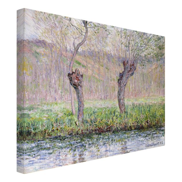 Prints landscape Claude Monet - Willow Trees Spring
