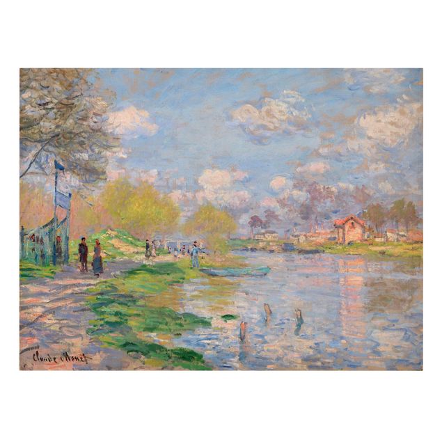 Art prints Claude Monet - Spring On The Seine