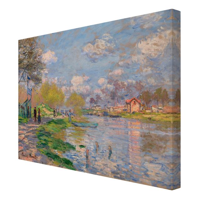 Canvas art Claude Monet - Spring On The Seine