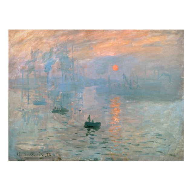 Dog canvas Claude Monet - Impression (Sunrise)