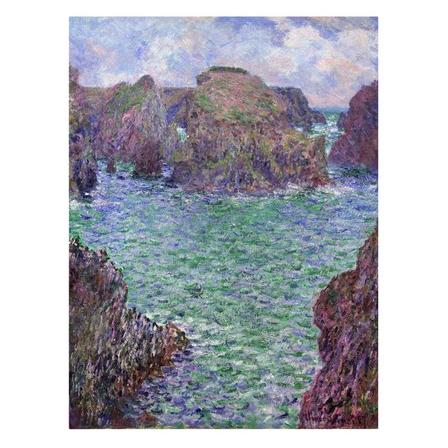 Beach prints Claude Monet - Port-Goulphar, Belle-Île