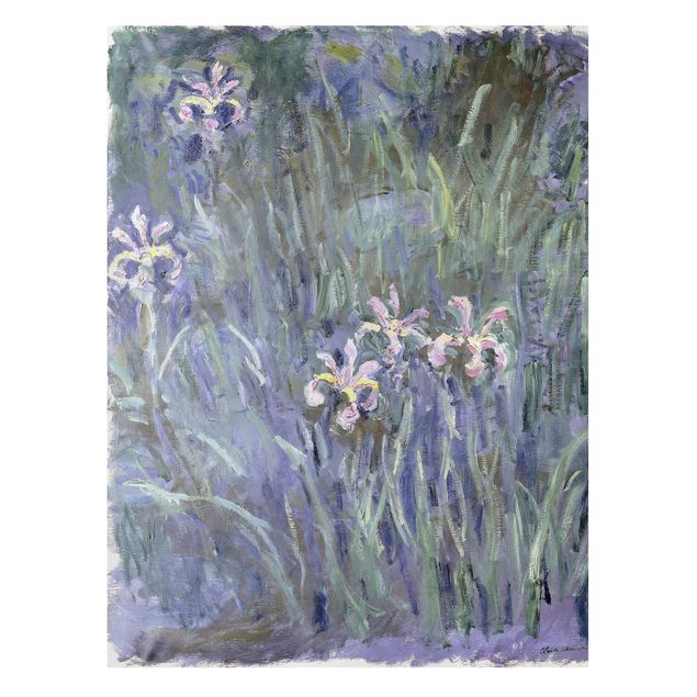 Canvas prints art print Claude Monet - Iris