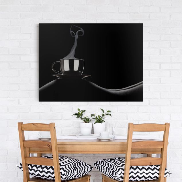 Modern art prints Coffee in Bed