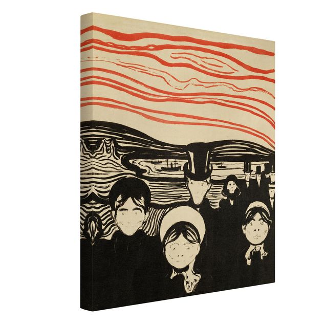 Art style Edvard Munch - Anxiety