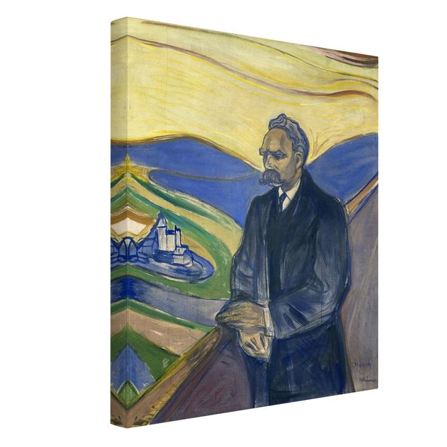 Art styles Edvard Munch - Portrait of Friedrich Nietzsche