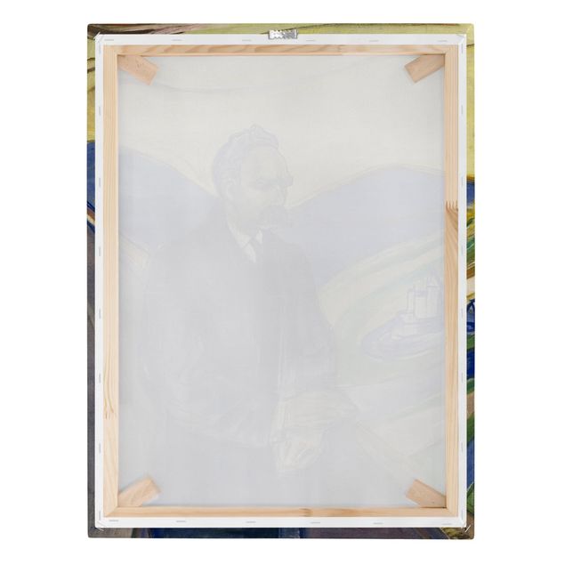 Modern art prints Edvard Munch - Portrait of Friedrich Nietzsche