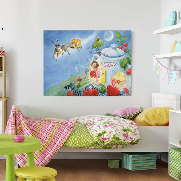 Child wall art Little Strawberry Strawberry Fairy - Donkey Casimir