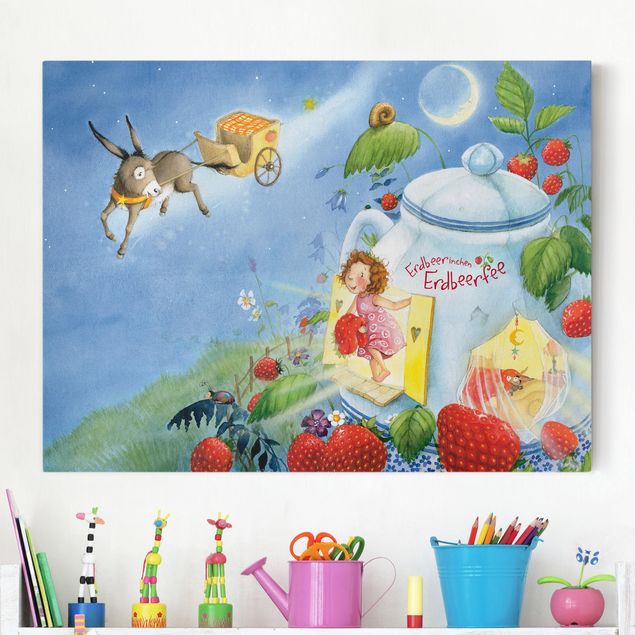 Nursery decoration Little Strawberry Strawberry Fairy - Donkey Casimir