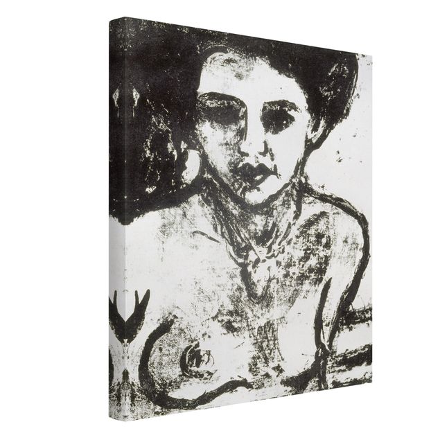 Canvas prints art print Ernst Ludwig Kirchner - Artist's Child
