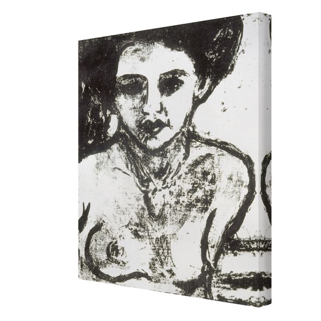Black and white wall art Ernst Ludwig Kirchner - Artist's Child