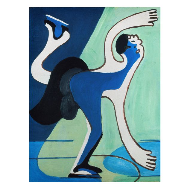 Modern art prints Ernst Ludwig Kirchner - The Ice Skater