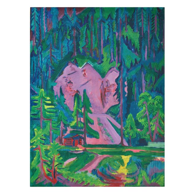 Canvas mountain Ernst Ludwig Kirchner - Quarry in the Wild