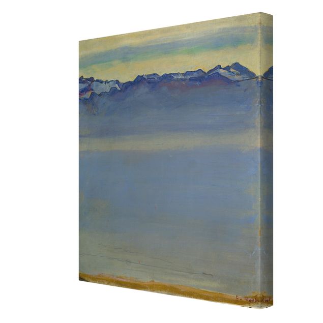Art prints Ferdinand Hodler - Lake Geneva with Savoyer Alps